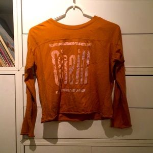 Orange O’Neill Cropped T-shirt girls size large